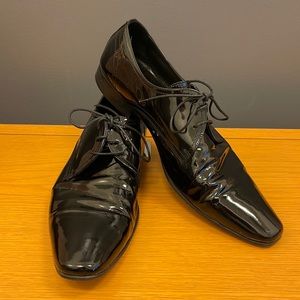 KG by Kurt Geiger Black Patent Leather Shoes - Size 13